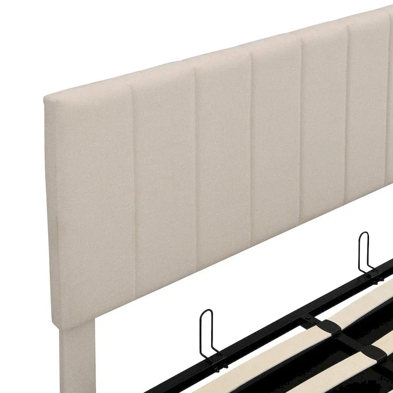 Upholstered Platform Bed with Lift-Up Storage - Full/Queen Size 20