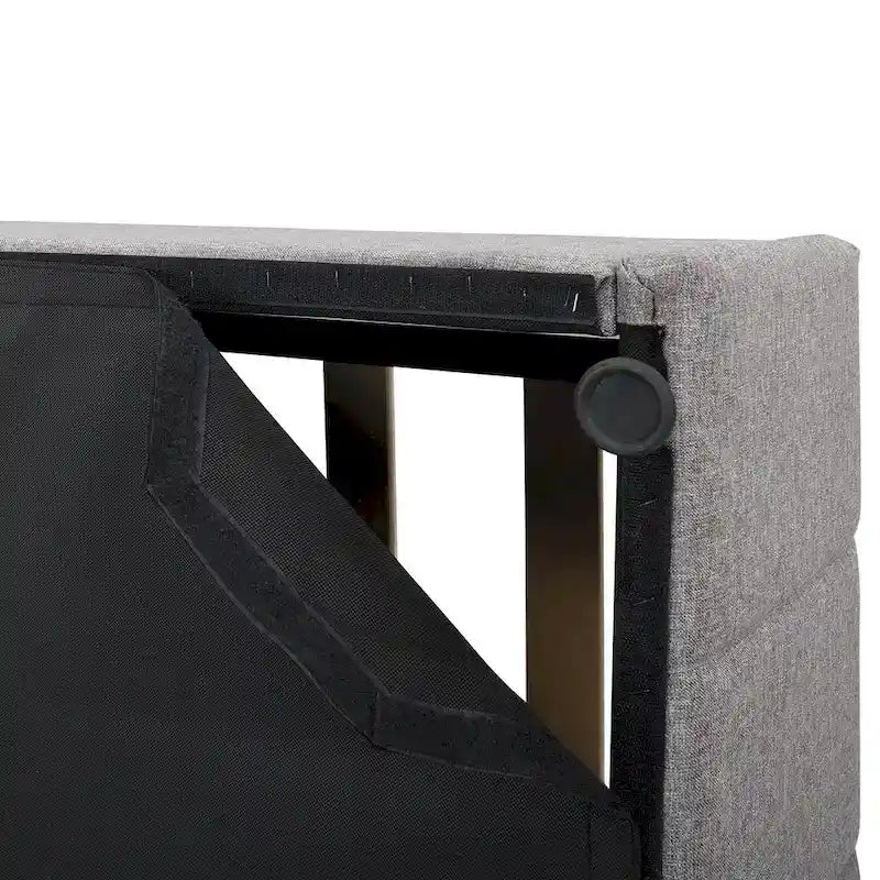 Upholstered Platform Bed with Lift-Up Storage - Full/Queen Size 31