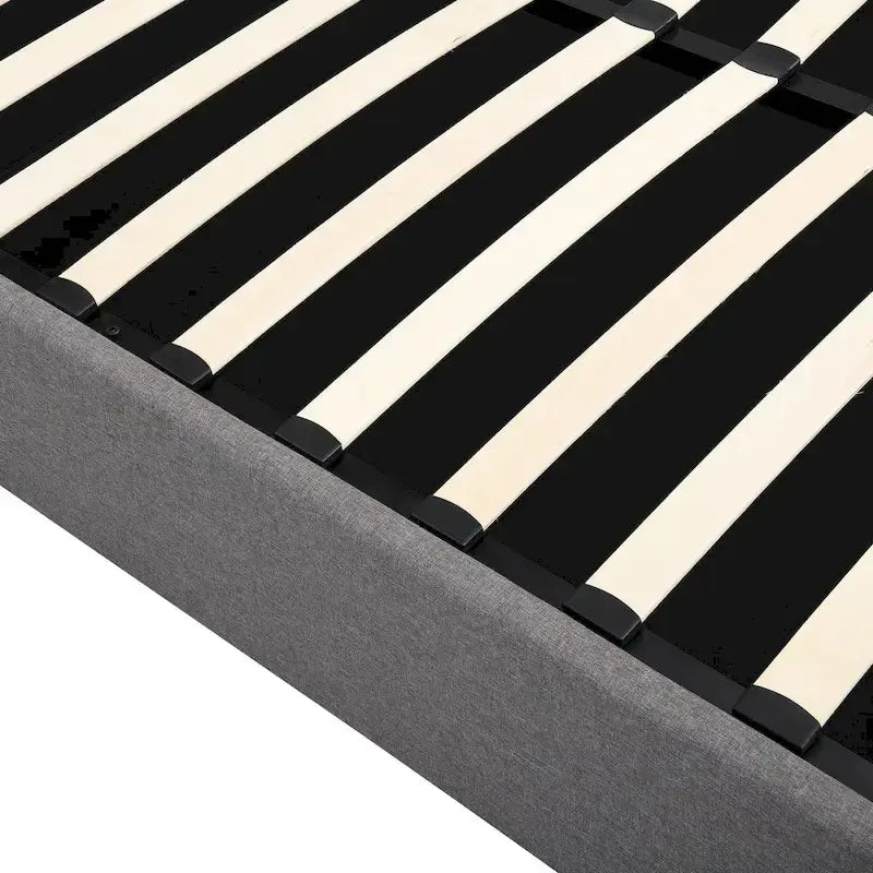 Upholstered Platform Bed with Lift-Up Storage - Full/Queen Size 32