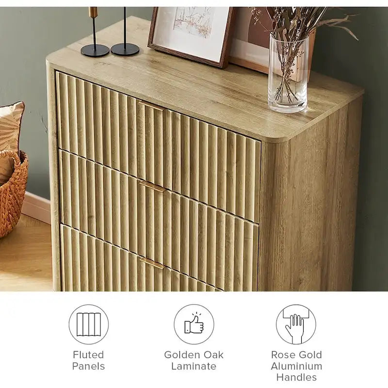 Brooklyn 3-Drawer Dresser by Mopio 5
