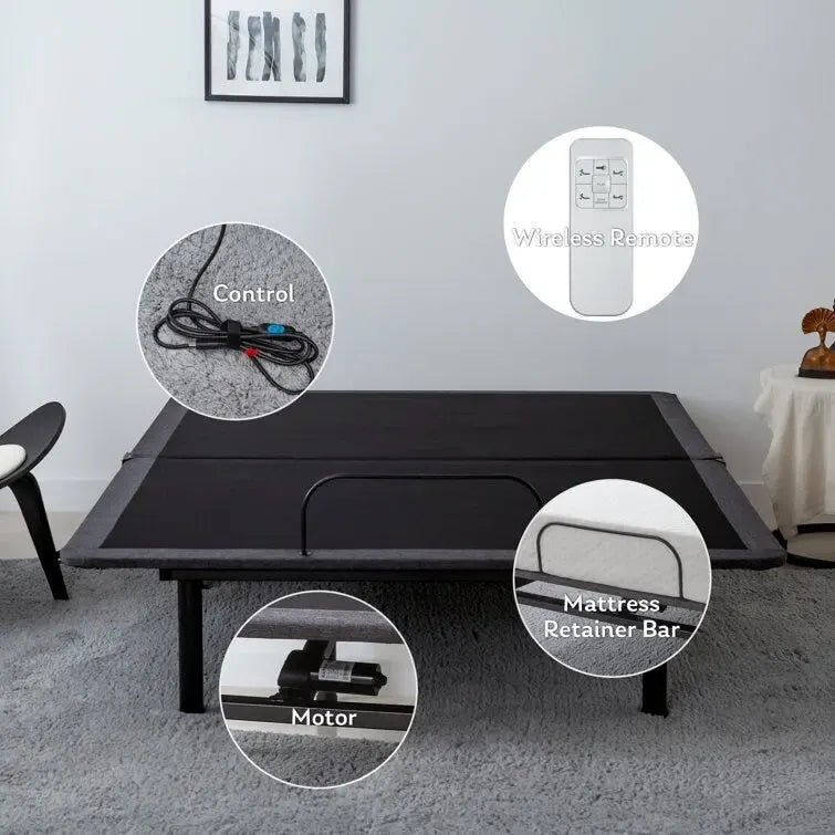 15-Inch Adjustable Bed with Wireless Remote Control 5