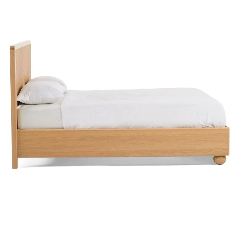 Modrest Winters Contemporary Natural Oak Bed 7