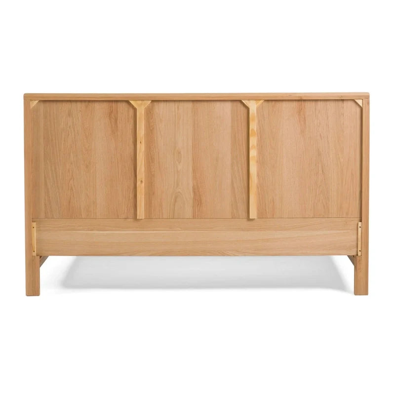 Modrest Winters Contemporary Natural Oak Bed 8
