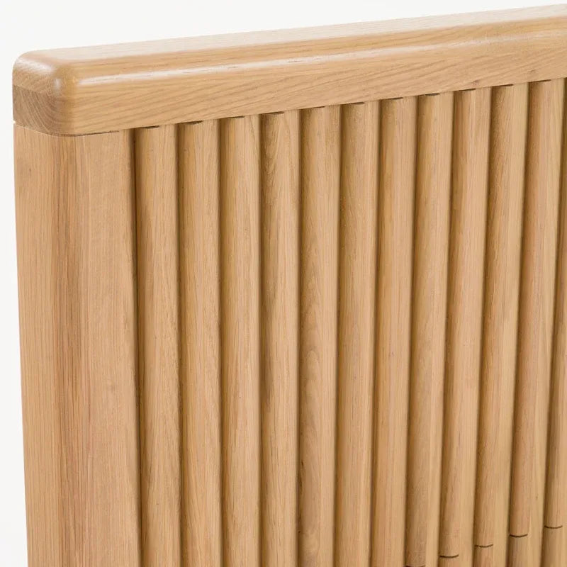Modrest Winters Contemporary Natural Oak Bed 9
