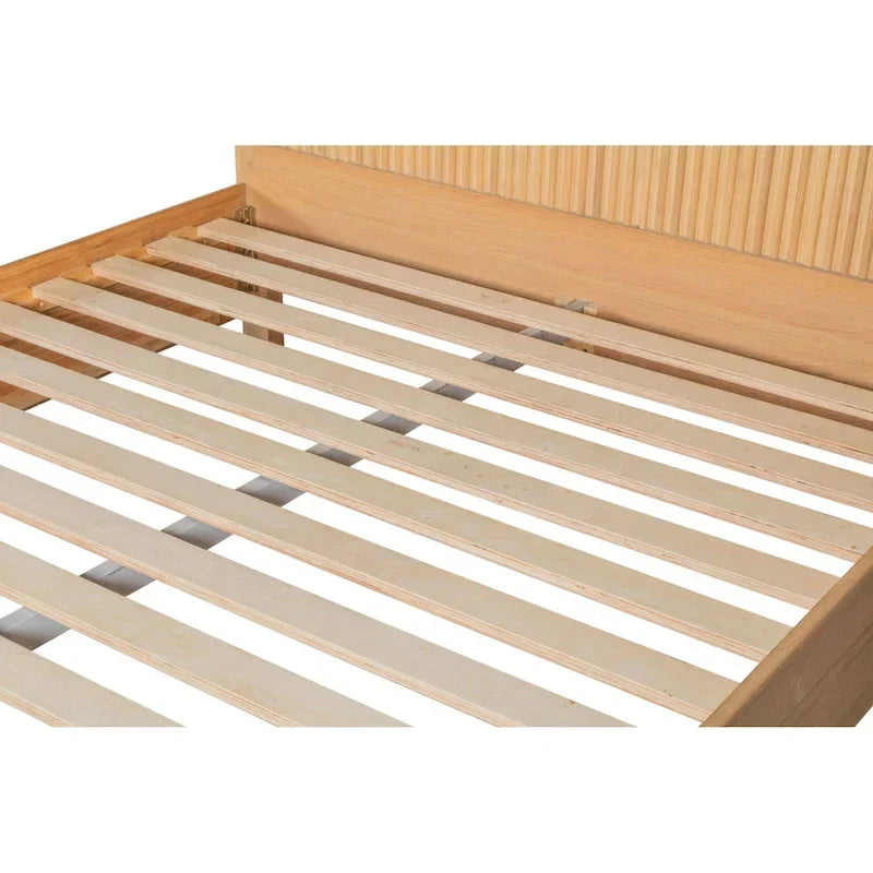 Modrest Winters Contemporary Natural Oak Bed 10