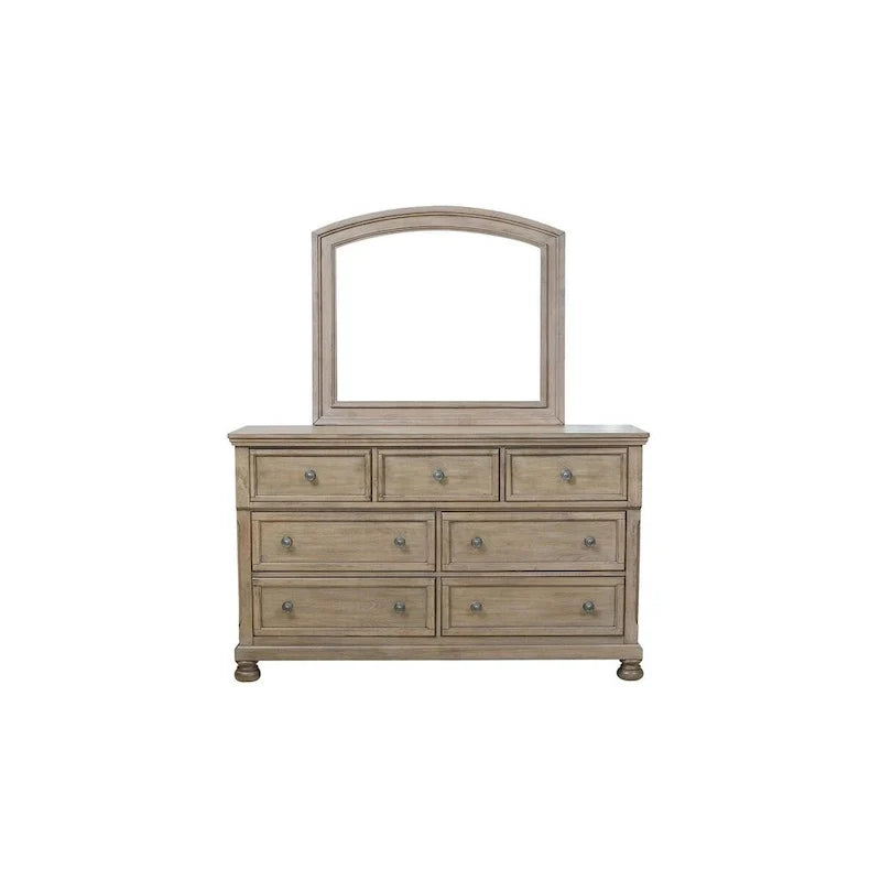 Donald 3-Piece Gray Modern Sleigh Bedroom Set with Storage 14