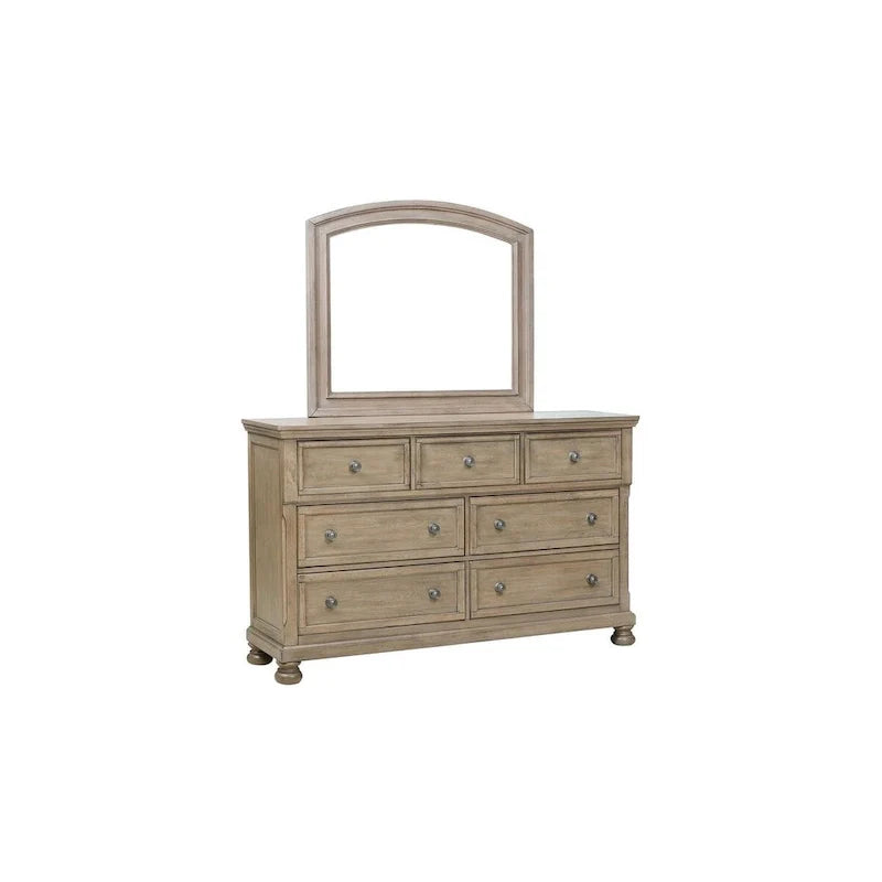 Donald 3-Piece Gray Modern Sleigh Bedroom Set with Storage 15