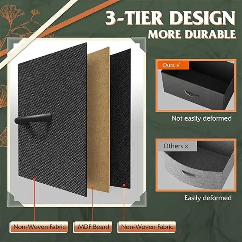 Bedroom Fabric Storage Dresser 4