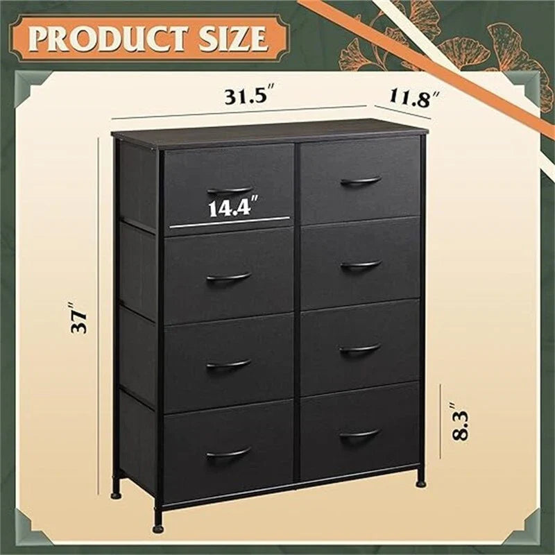 Bedroom Fabric Storage Dresser 5