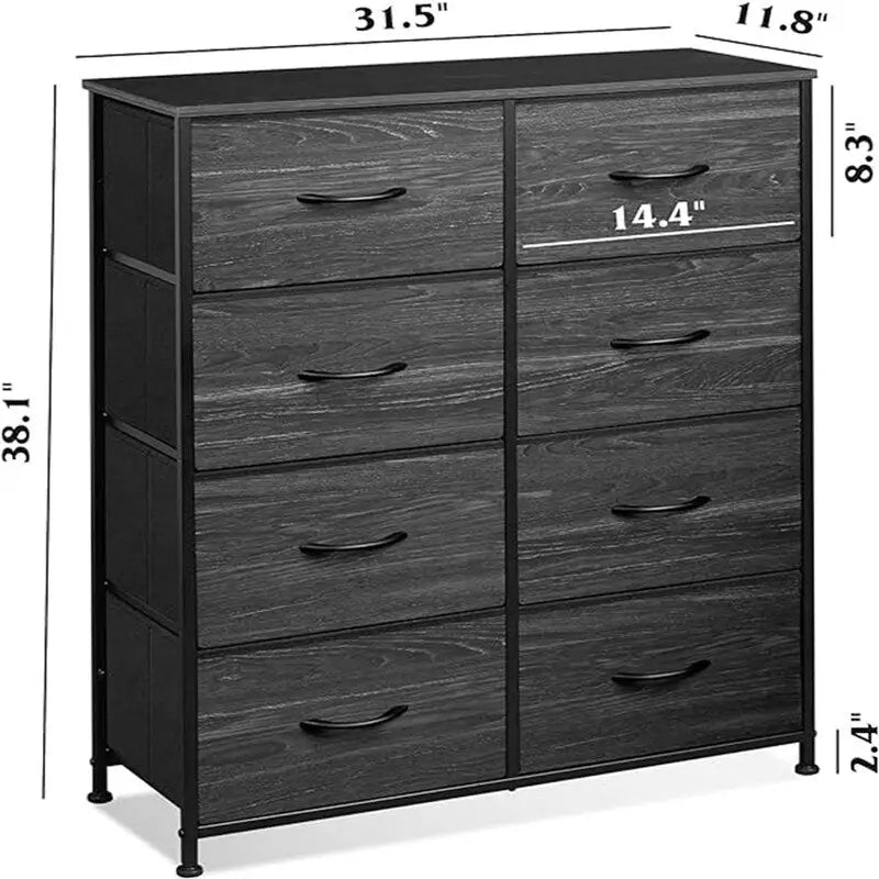 Bedroom Fabric Storage Dresser 10