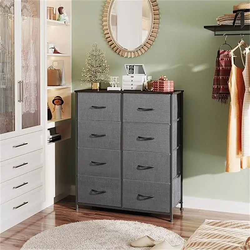 Bedroom Fabric Storage Dresser 13