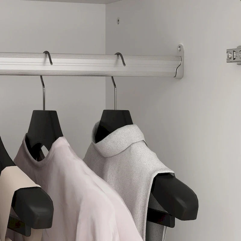 78.7H Combo Twin Wardrobe Set: Stylish and Functional Armoires for Your Closet 11
