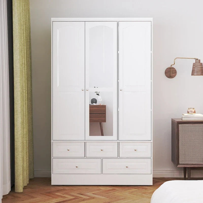 78.7H Combo Twin Wardrobe Set: Stylish and Functional Armoires for Your Closet 22