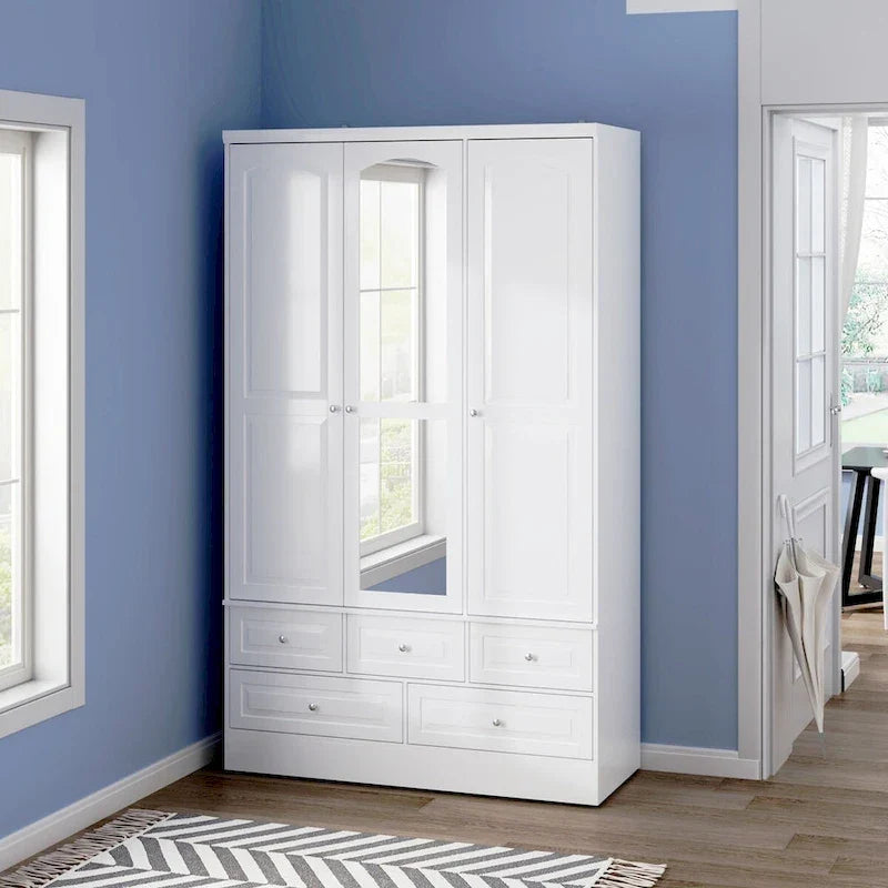 78.7H Combo Twin Wardrobe Set: Stylish and Functional Armoires for Your Closet 27