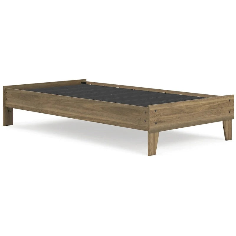 Signature Design by Ashley Deanlow Honey Wood Platform Bed 3
