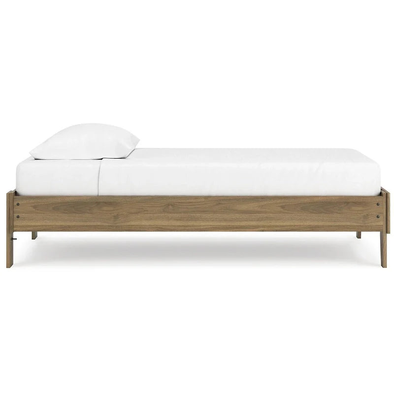 Signature Design by Ashley Deanlow Honey Wood Platform Bed 6