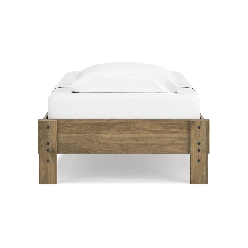 Signature Design by Ashley Deanlow Honey Wood Platform Bed 7
