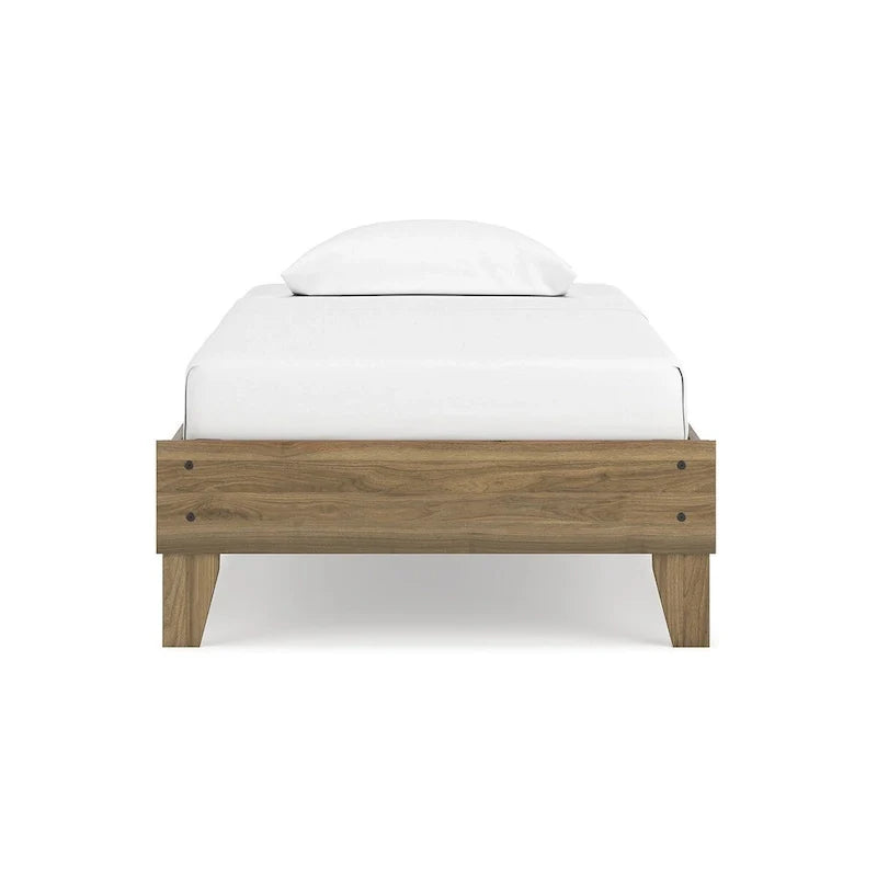 Signature Design by Ashley Deanlow Honey Wood Platform Bed 8