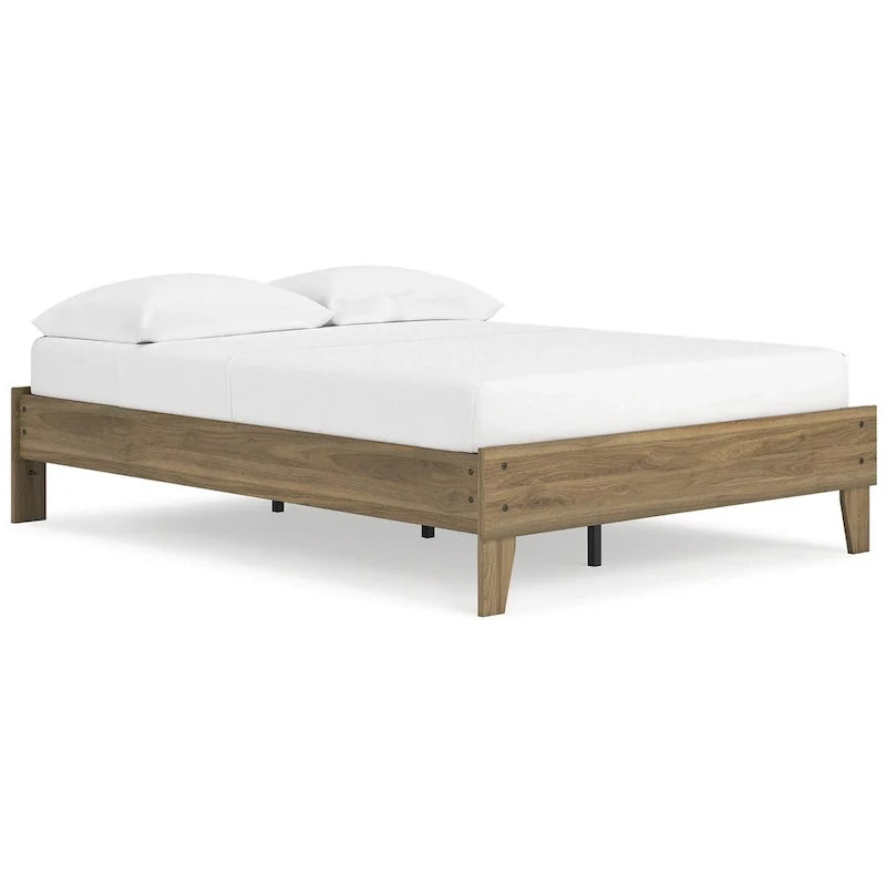 Signature Design by Ashley Deanlow Honey Wood Platform Bed 10