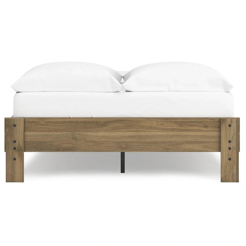 Signature Design by Ashley Deanlow Honey Wood Platform Bed 13