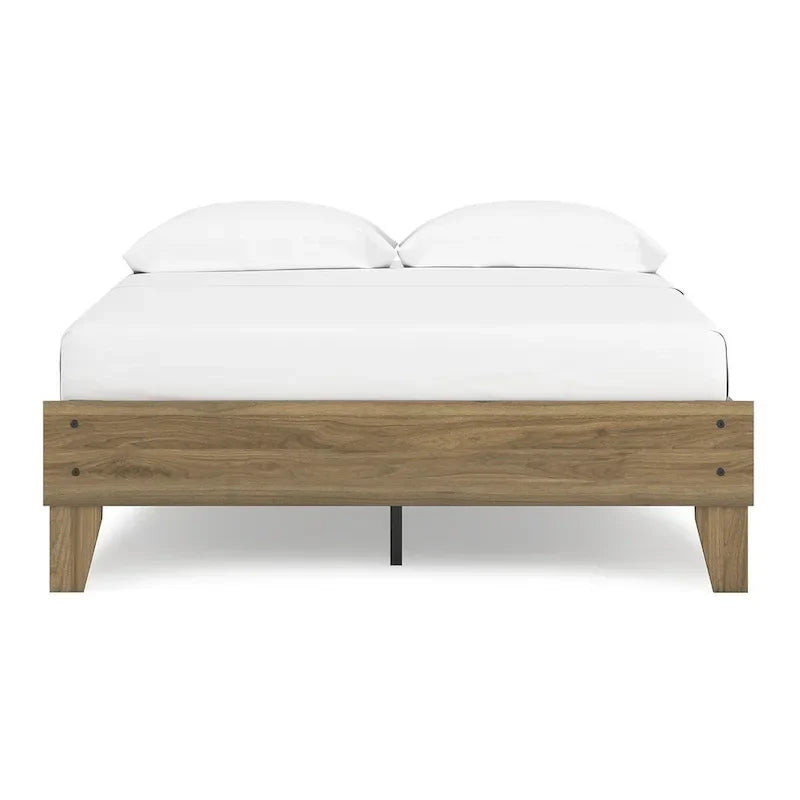 Signature Design by Ashley Deanlow Honey Wood Platform Bed 14