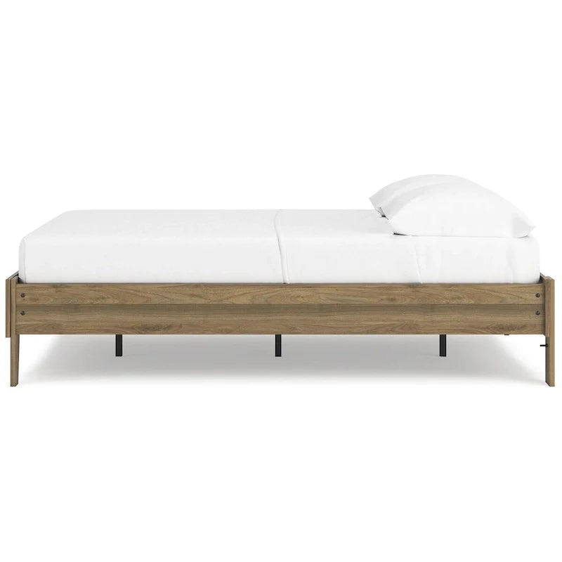 Signature Design by Ashley Deanlow Honey Wood Platform Bed 15