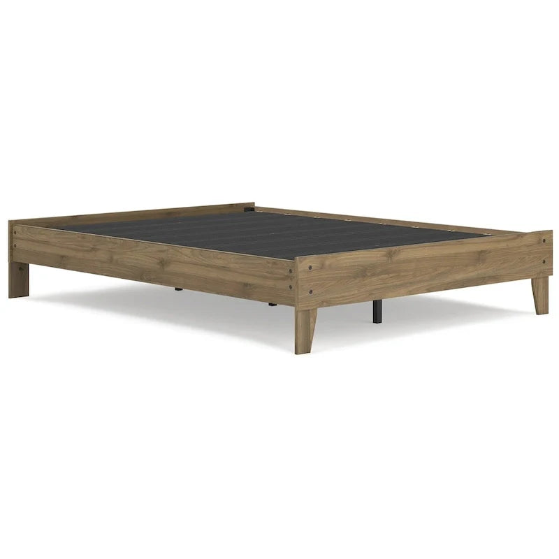 Signature Design by Ashley Deanlow Honey Wood Platform Bed 19
