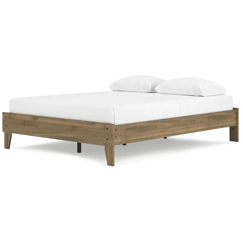 Signature Design by Ashley Deanlow Honey Wood Platform Bed 20