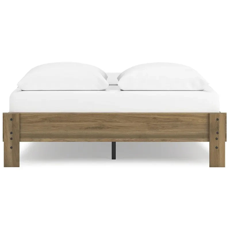 Signature Design by Ashley Deanlow Honey Wood Platform Bed 21