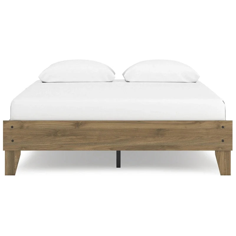 Signature Design by Ashley Deanlow Honey Wood Platform Bed 22