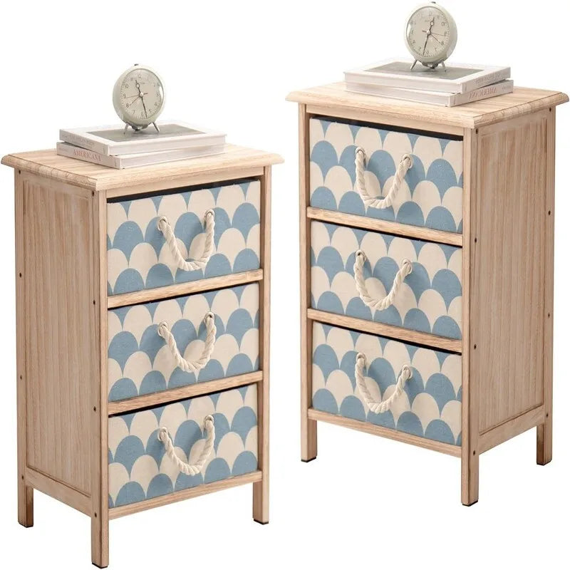 Set of 2 Nightstands 3