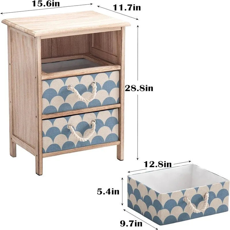 Set of 2 Nightstands 4
