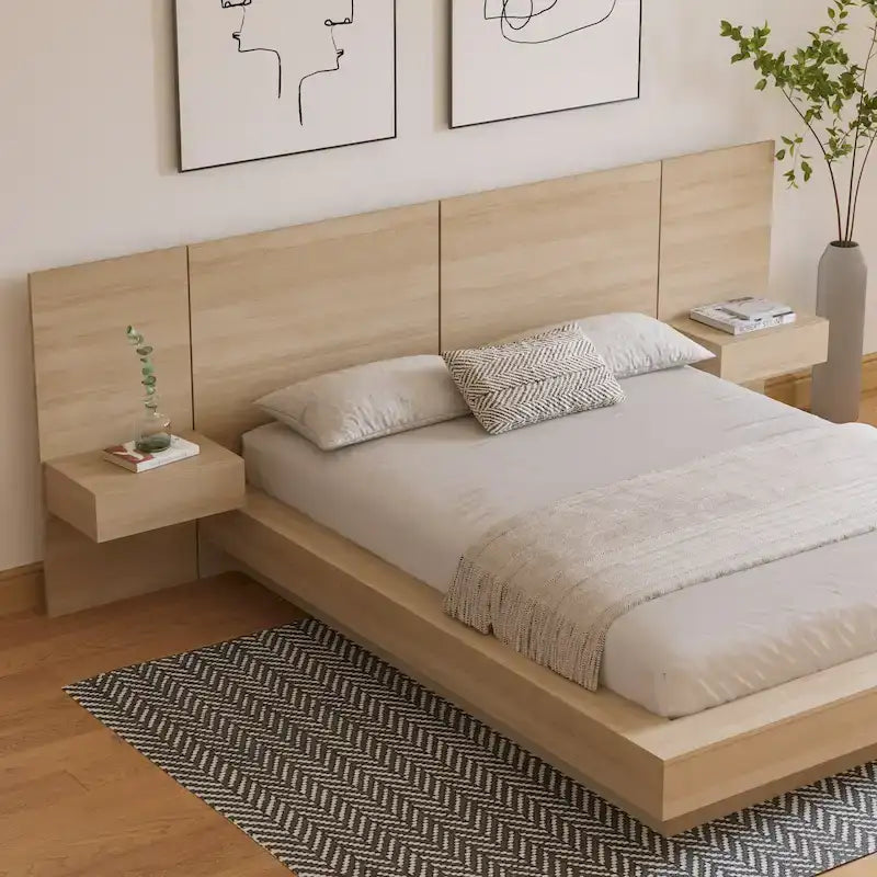Napa 4-Piece Bedroom Set with Floating Nightstand 10
