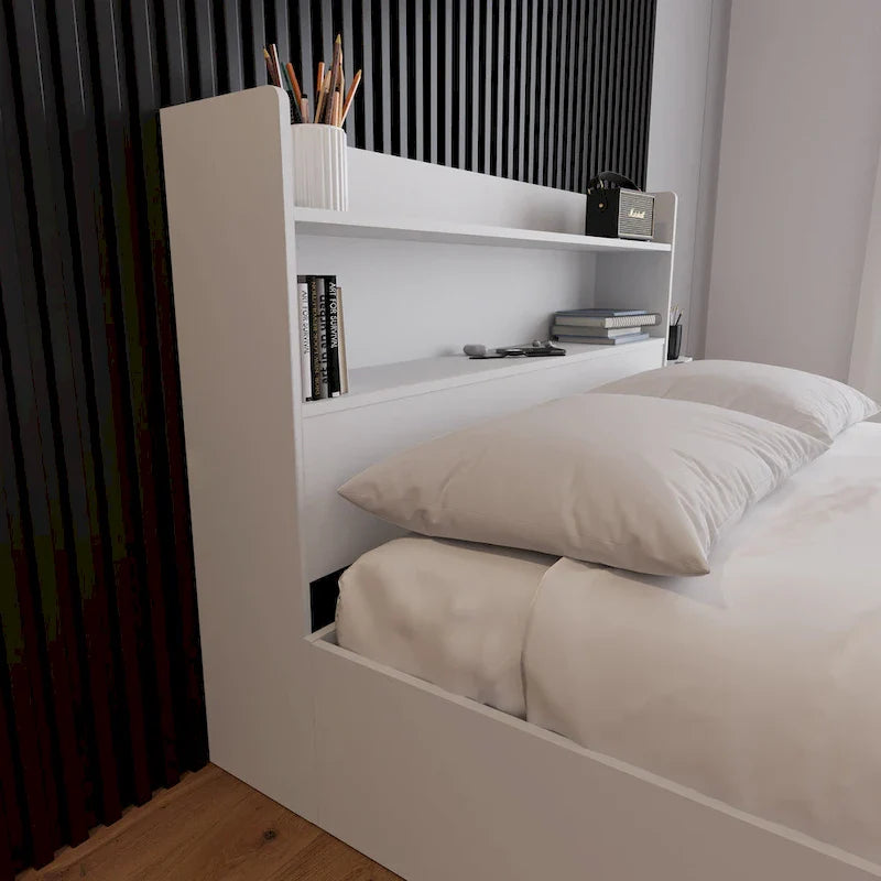 Hunter Headboard with Built-In Bookcase 4
