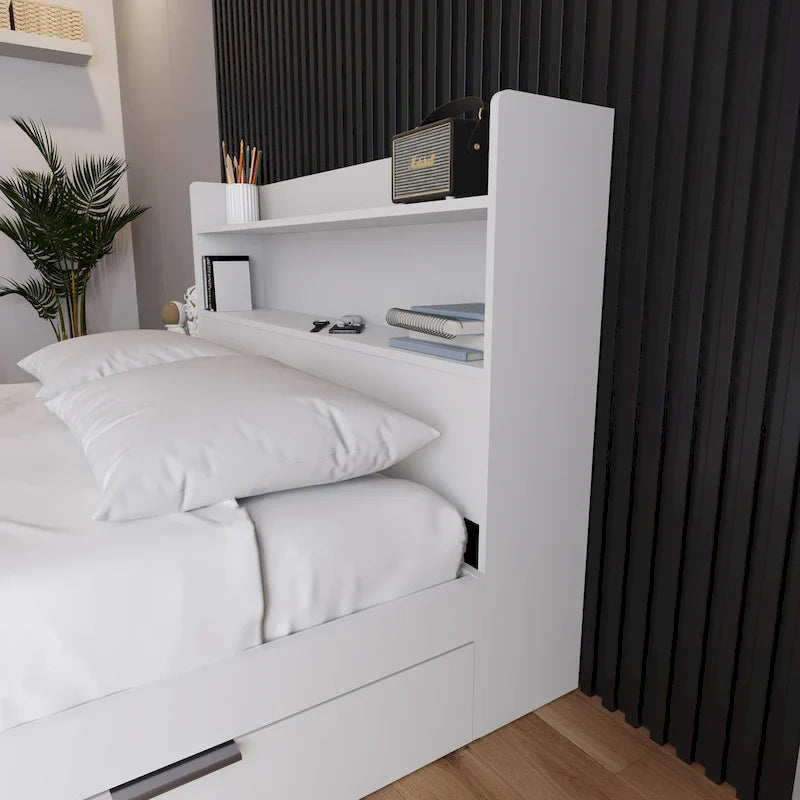 Hunter Headboard with Built-In Bookcase 6