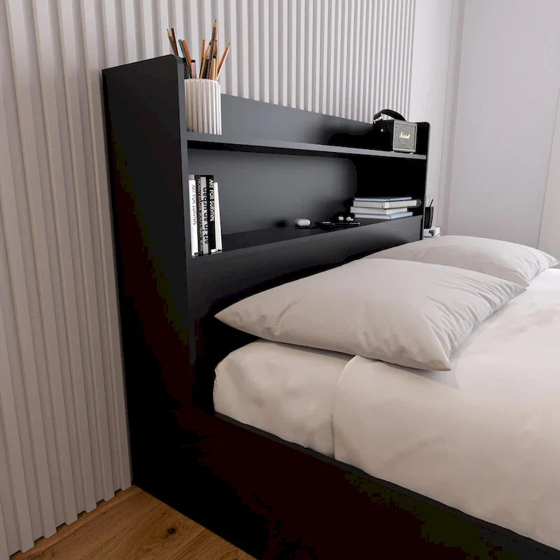 Hunter Headboard with Built-In Bookcase 9