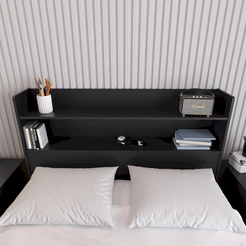 Hunter Headboard with Built-In Bookcase 10