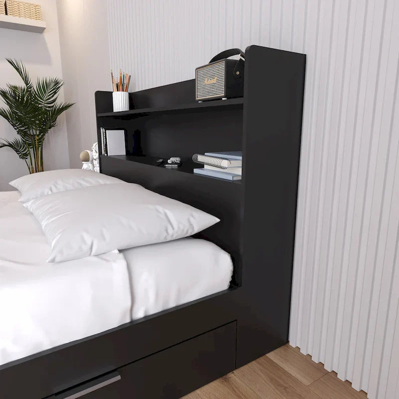 Hunter Headboard with Built-In Bookcase 11