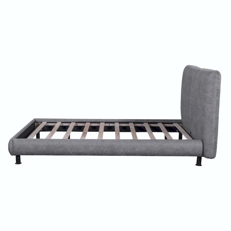Queen-Sized Polyester Platform Bed Featuring Dual Oversized Headrests 6