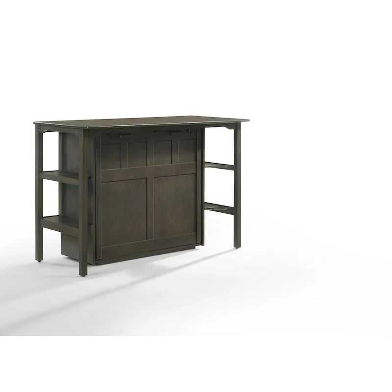Murphy Desk Bed with Built In Shelves USB Charging and Foldable Design 10