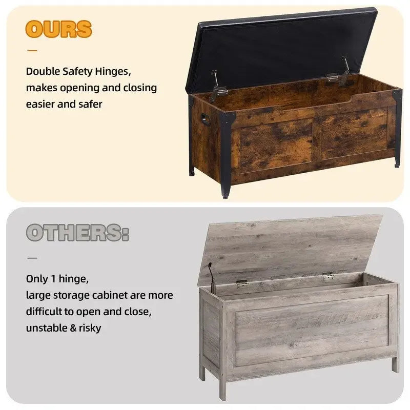 Angle Iron Storage Stool with Box Design 1