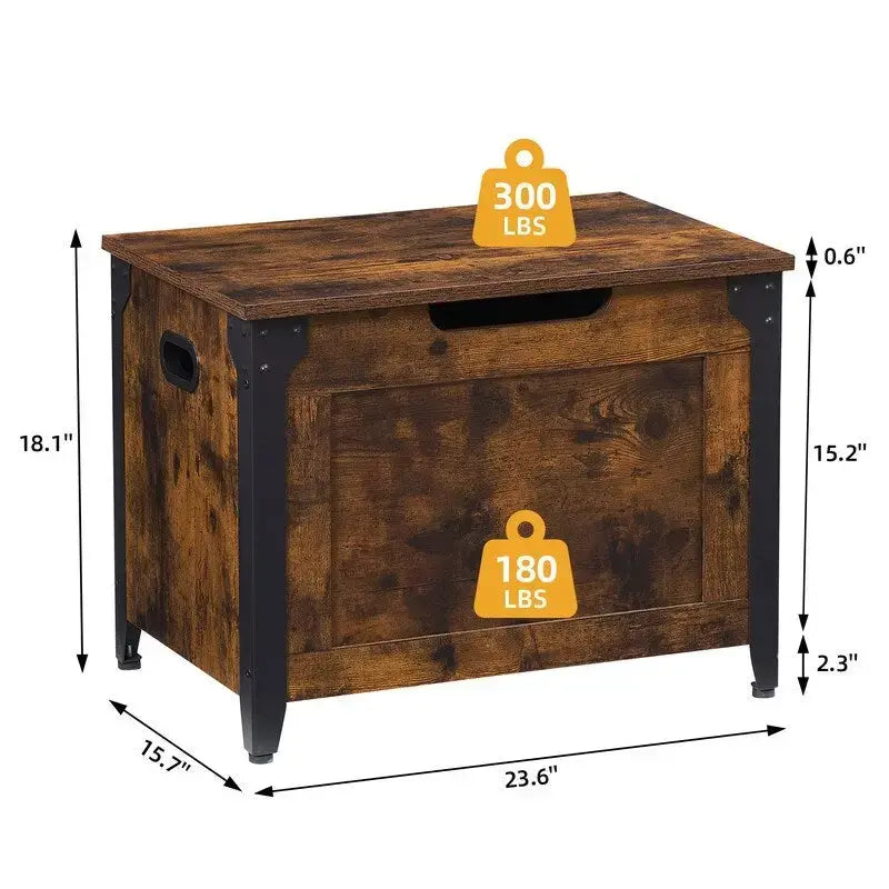 Angle Iron Storage Stool with Box Design 2