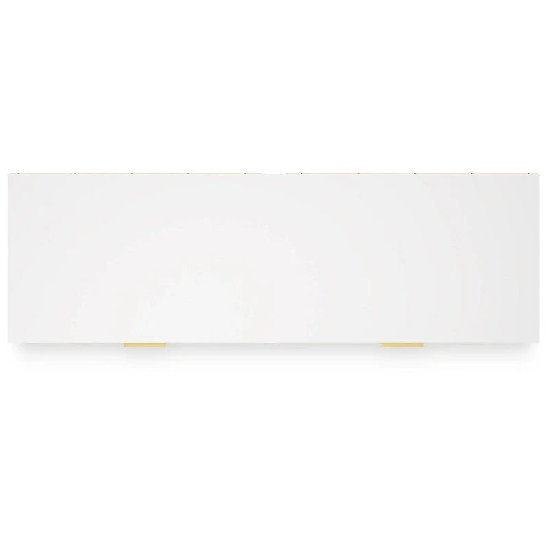 Signature Design by Ashley Socalle White and Gold Dresser 3