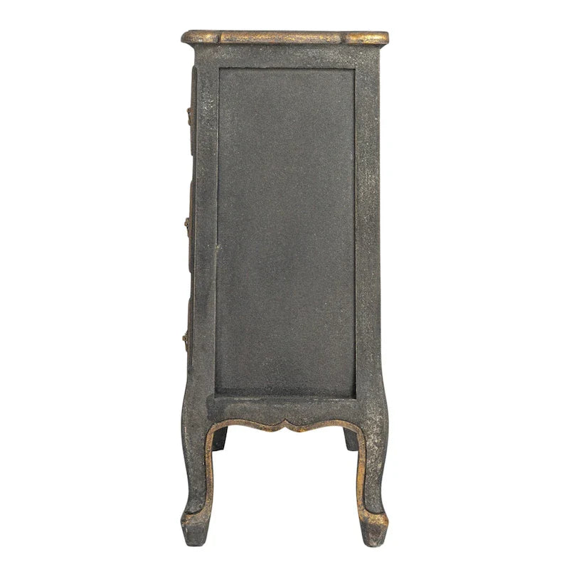 Rustic 3-Drawer Dresser with Distressed Finish 8