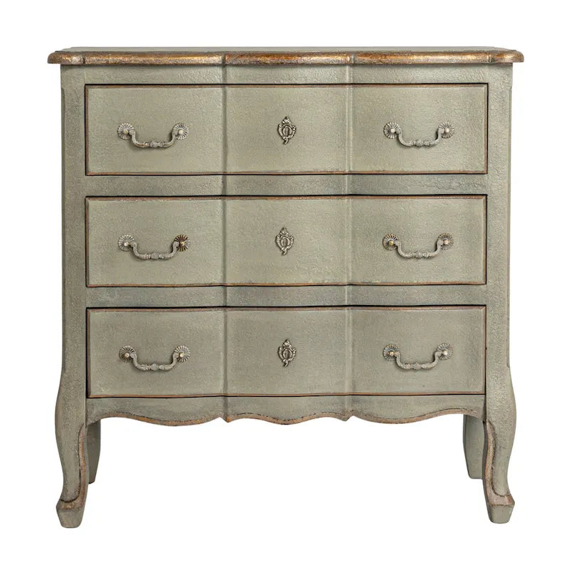 Rustic 3-Drawer Dresser with Distressed Finish 13