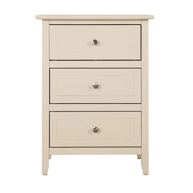 Sturdy Nightstand with Real Wood Veneers and Dove-Tailed Drawers 5