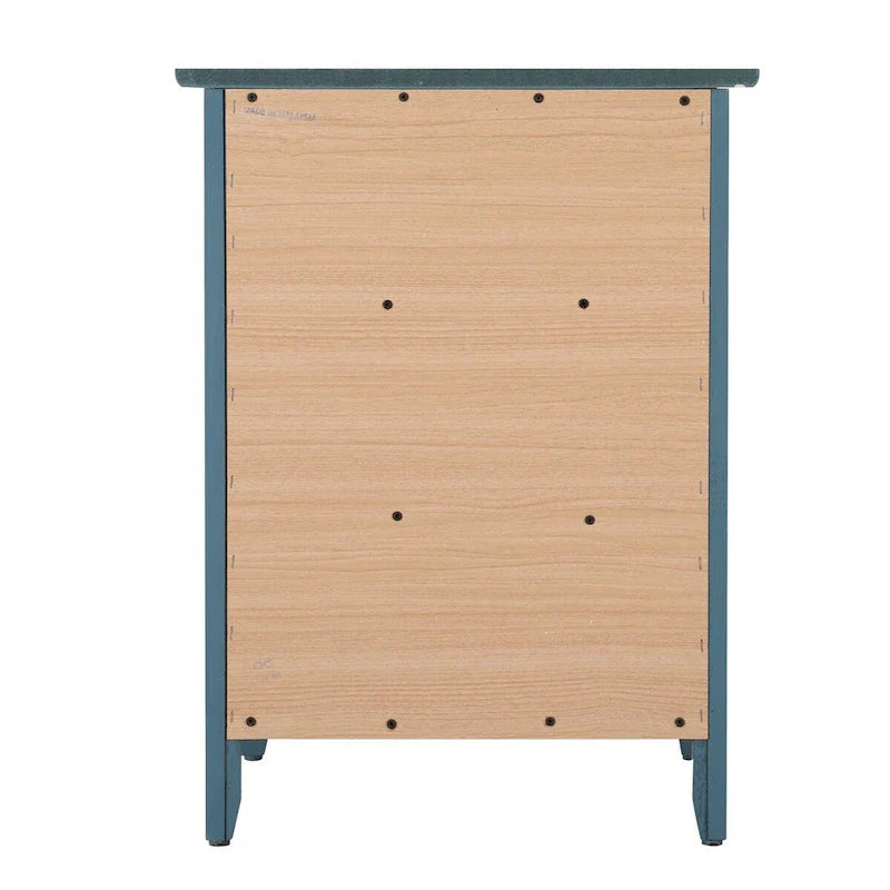 Sturdy Nightstand with Real Wood Veneers and Dove-Tailed Drawers 6
