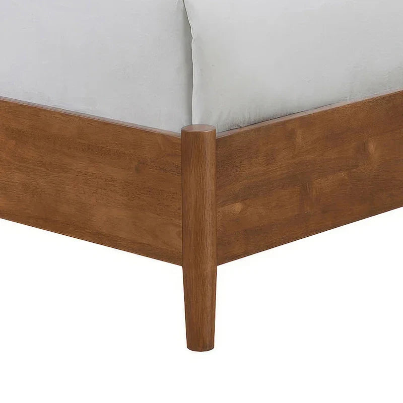Beau Midcentury 6-Piece Walnut Queen Bedroom Set by Furniture of America 13