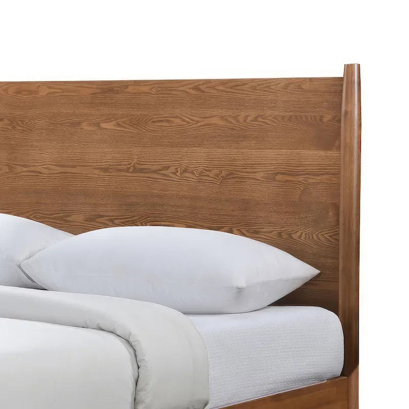 Beau Midcentury 6-Piece Walnut Queen Bedroom Set by Furniture of America 30