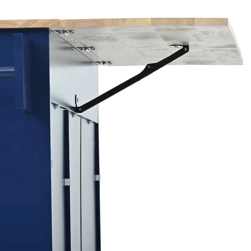 Mobile Kitchen Island on Wheels with Drop Leaf and Solid Wood Top 26